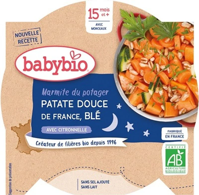 organic sweet potato wheat baby food 260g (#125658)