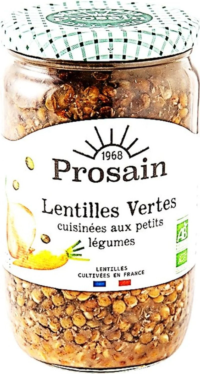 green lentils with vegetables 660g (#125735)