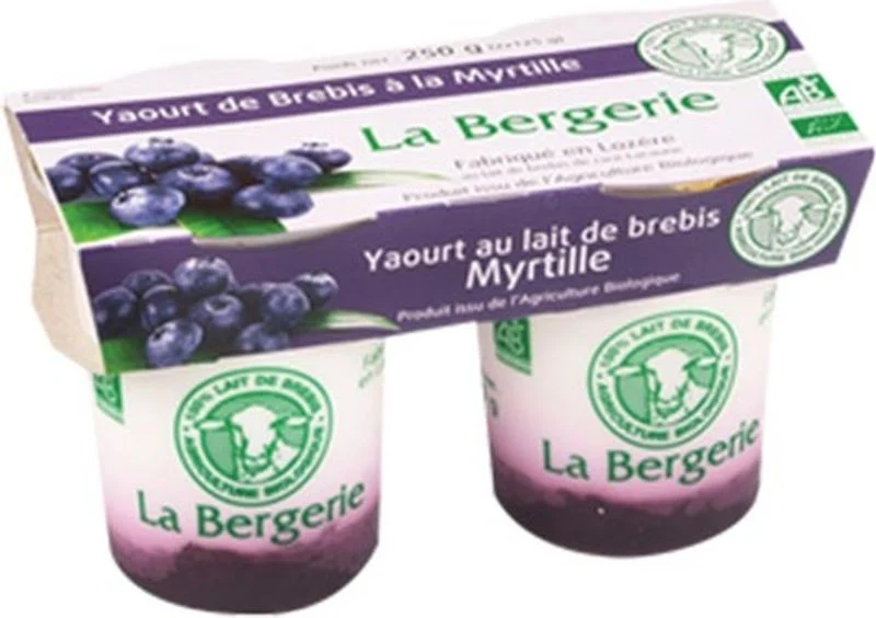 org sheep yoghurt with blueberries 2x125g (#125739)