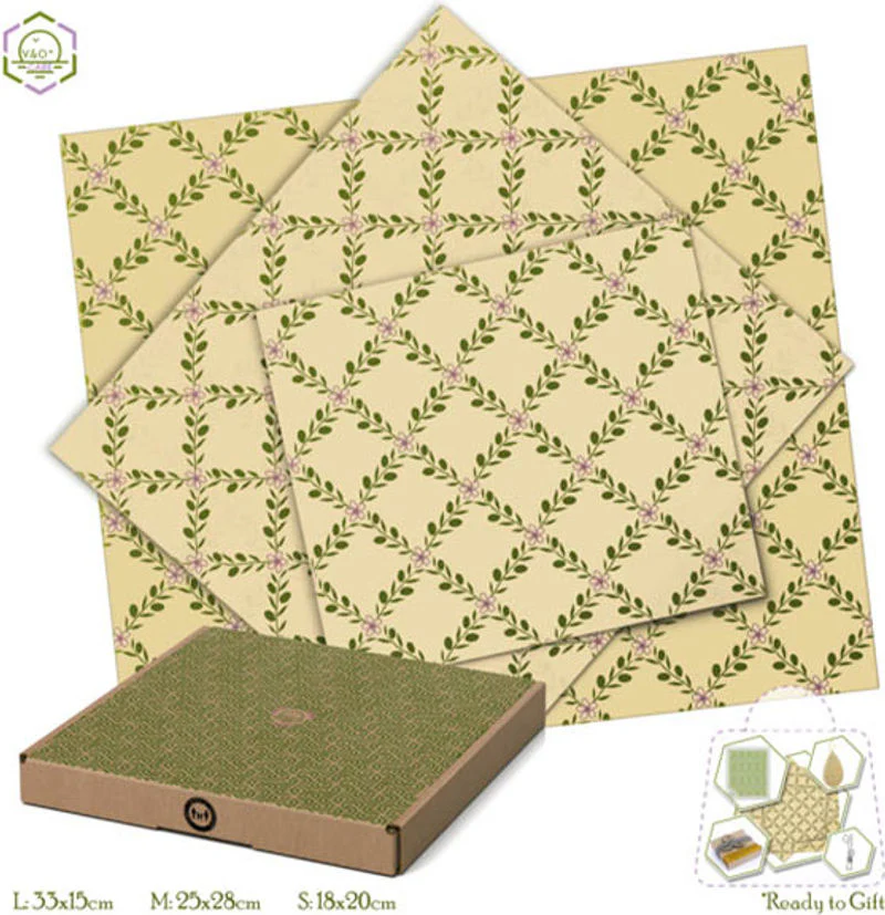 3 beeswax food wraps set c \vo care (#125784)