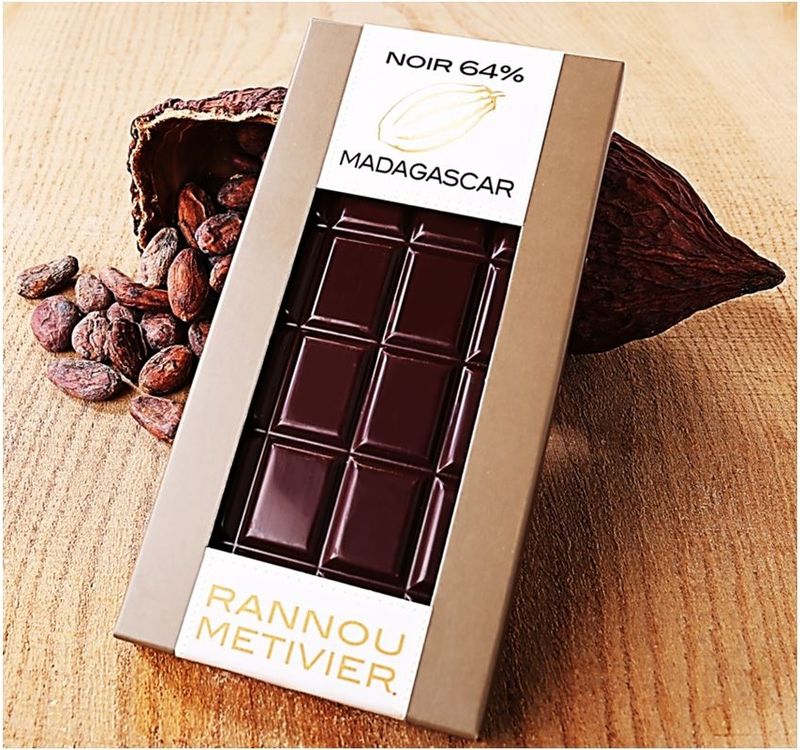 MADAGASCAR DARK CHOCOLATE 64% BAR 100G (#125866)