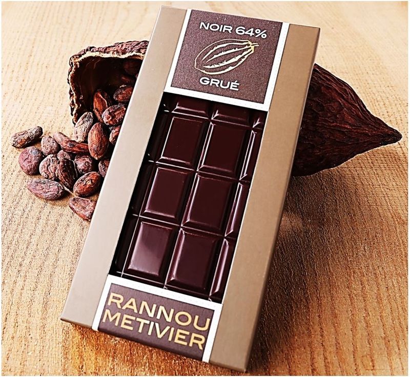 MADAGASCAR DARK CHOCOLATE 64% BAR GRUE 100G (#125899)
