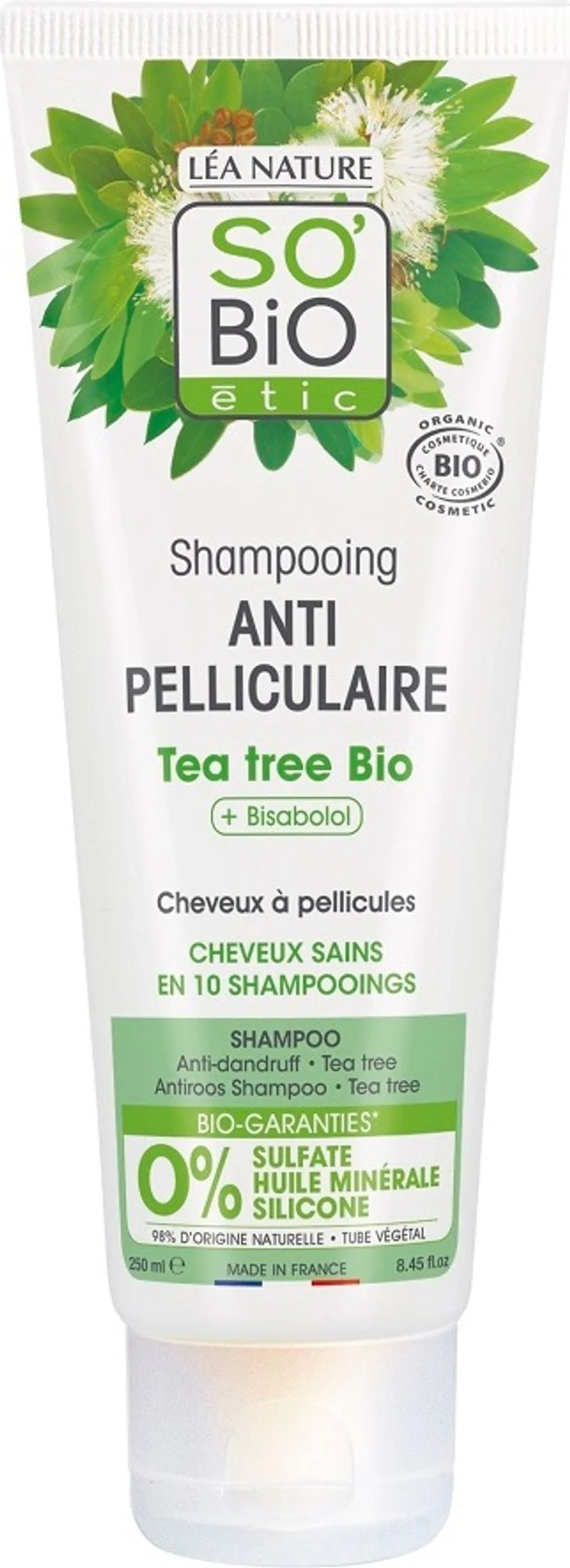 organic tea tree anti dandruff shampoo 250ml (#126160)