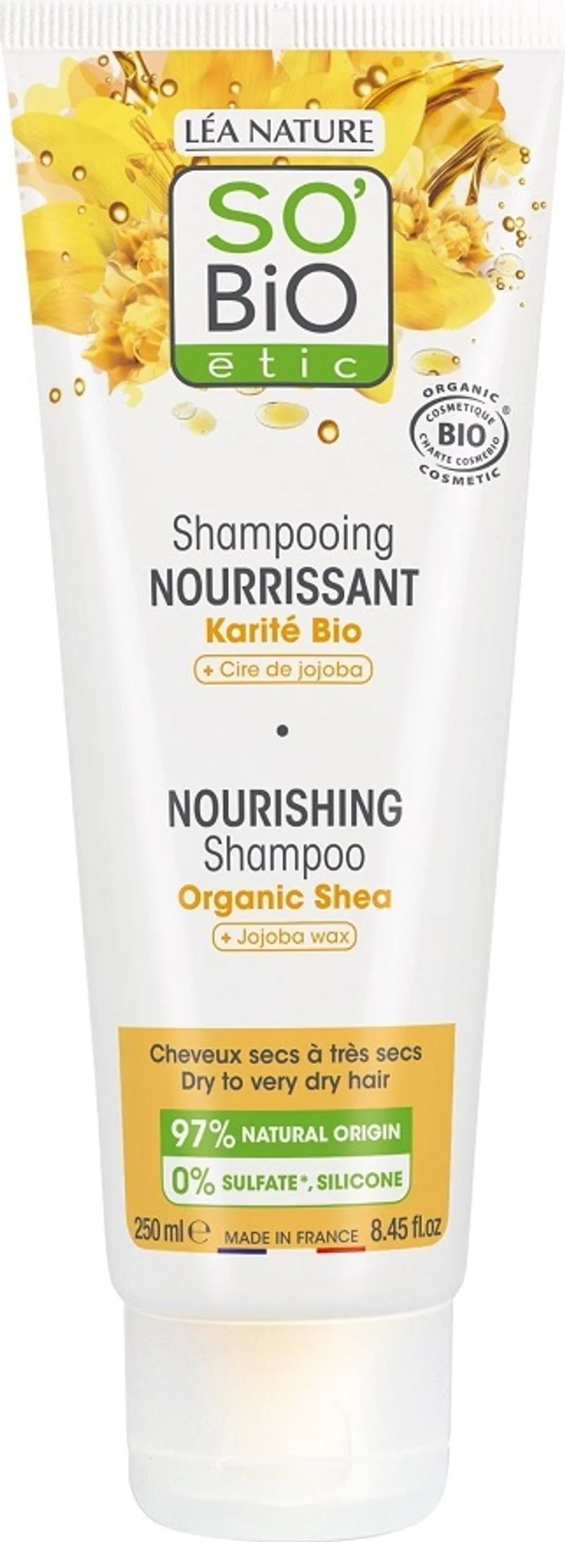 organic shea butter hair shampoo 250ml (#126166)