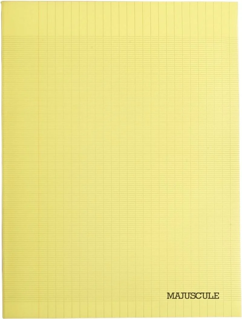 stapled notebook yellow 96 pages (#126170)