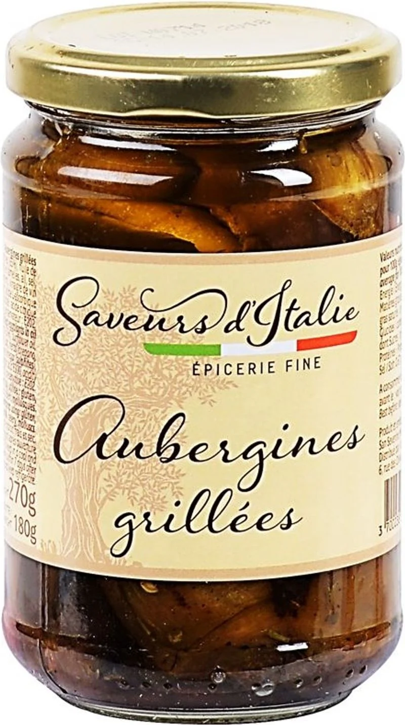 grilled eggplants in olive oil 31cl (#126247)
