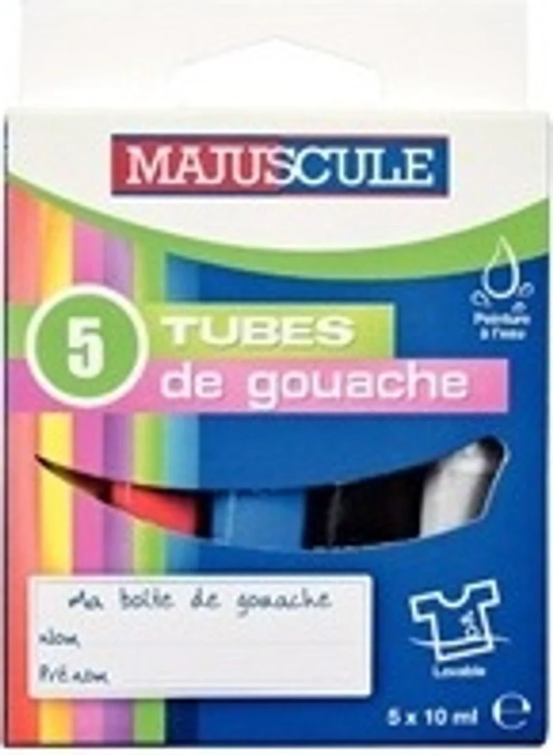 5 watercolour tubes assorted (#126272)