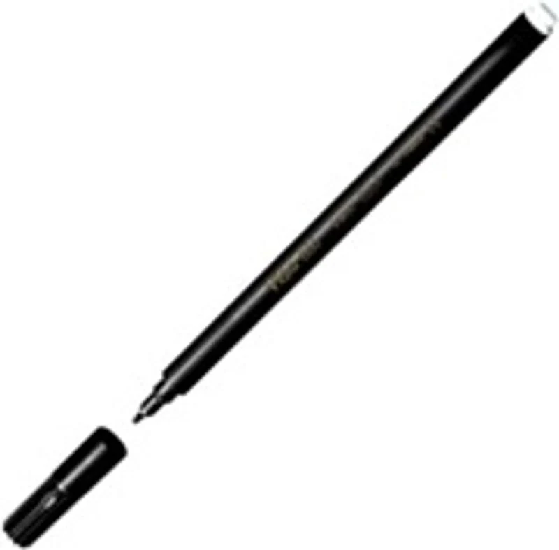 black thin felt-tip marker (#126306)