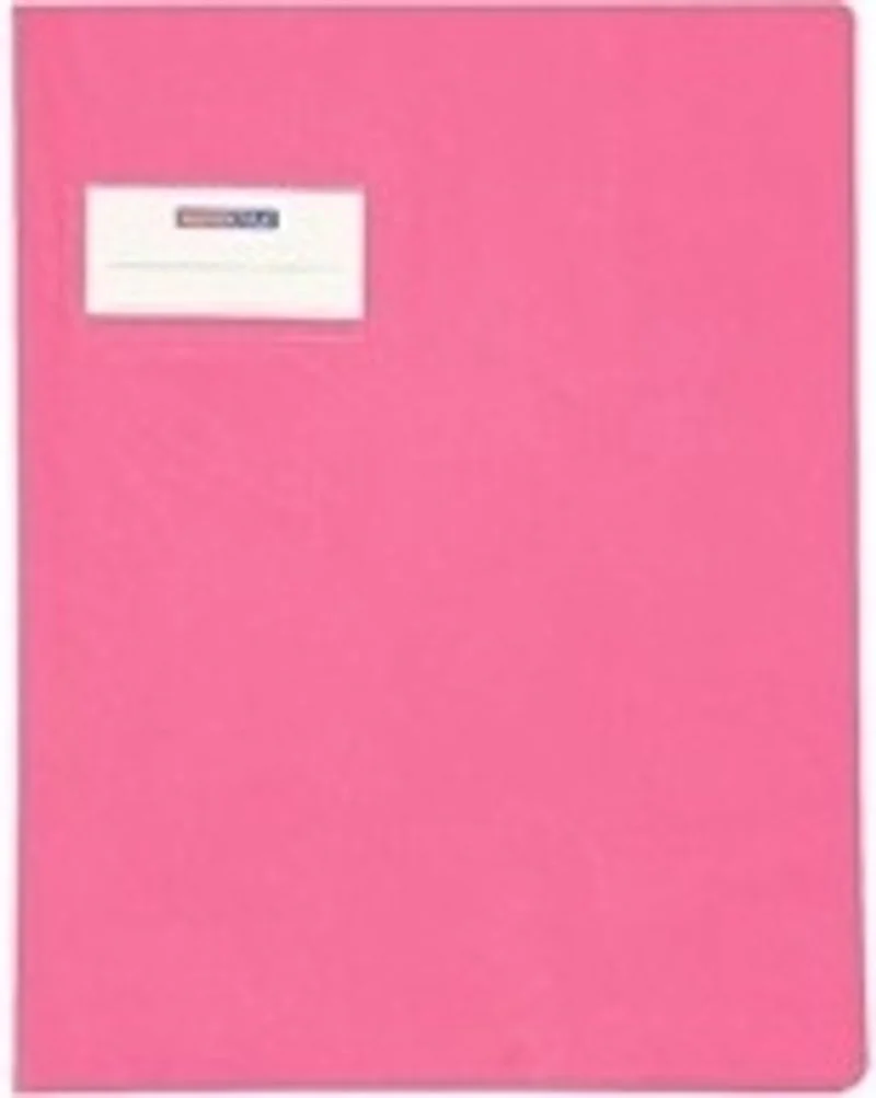 pink exercise book cover name label (#126312)