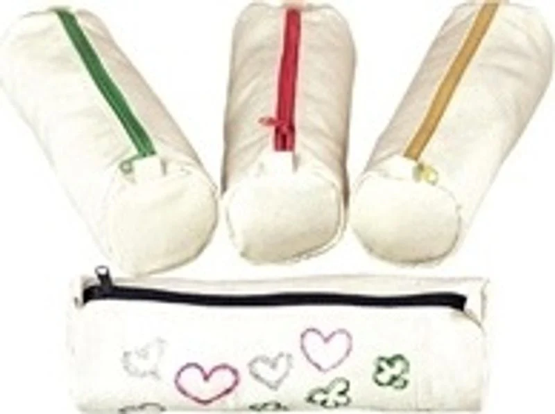 cotton pencil pouch case 25x10 (#126404)