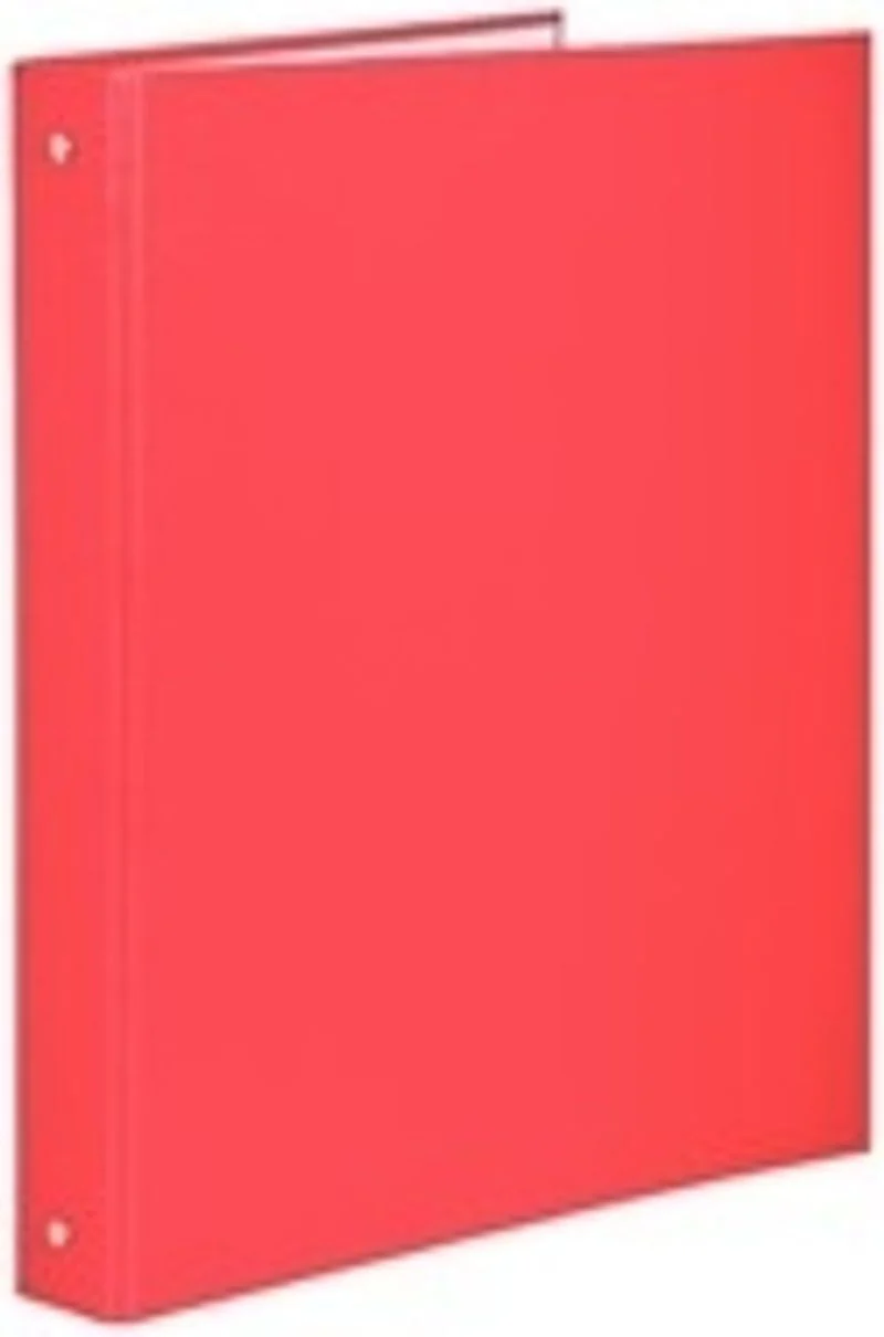 red 4 ring binder a4 (#126411)