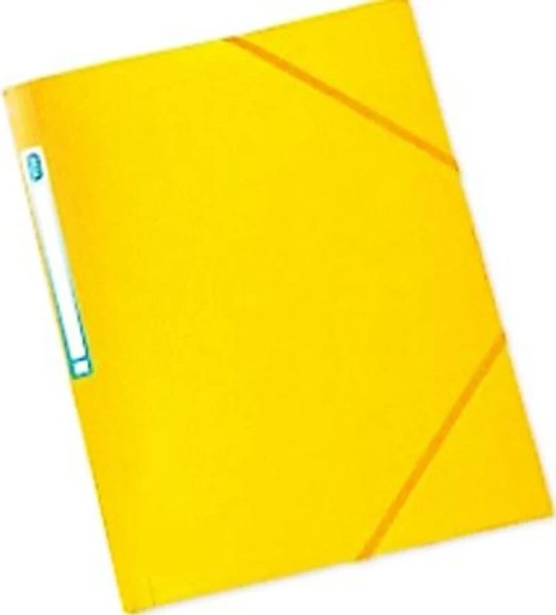 yellow 3 flaps plastic folder (#126462)