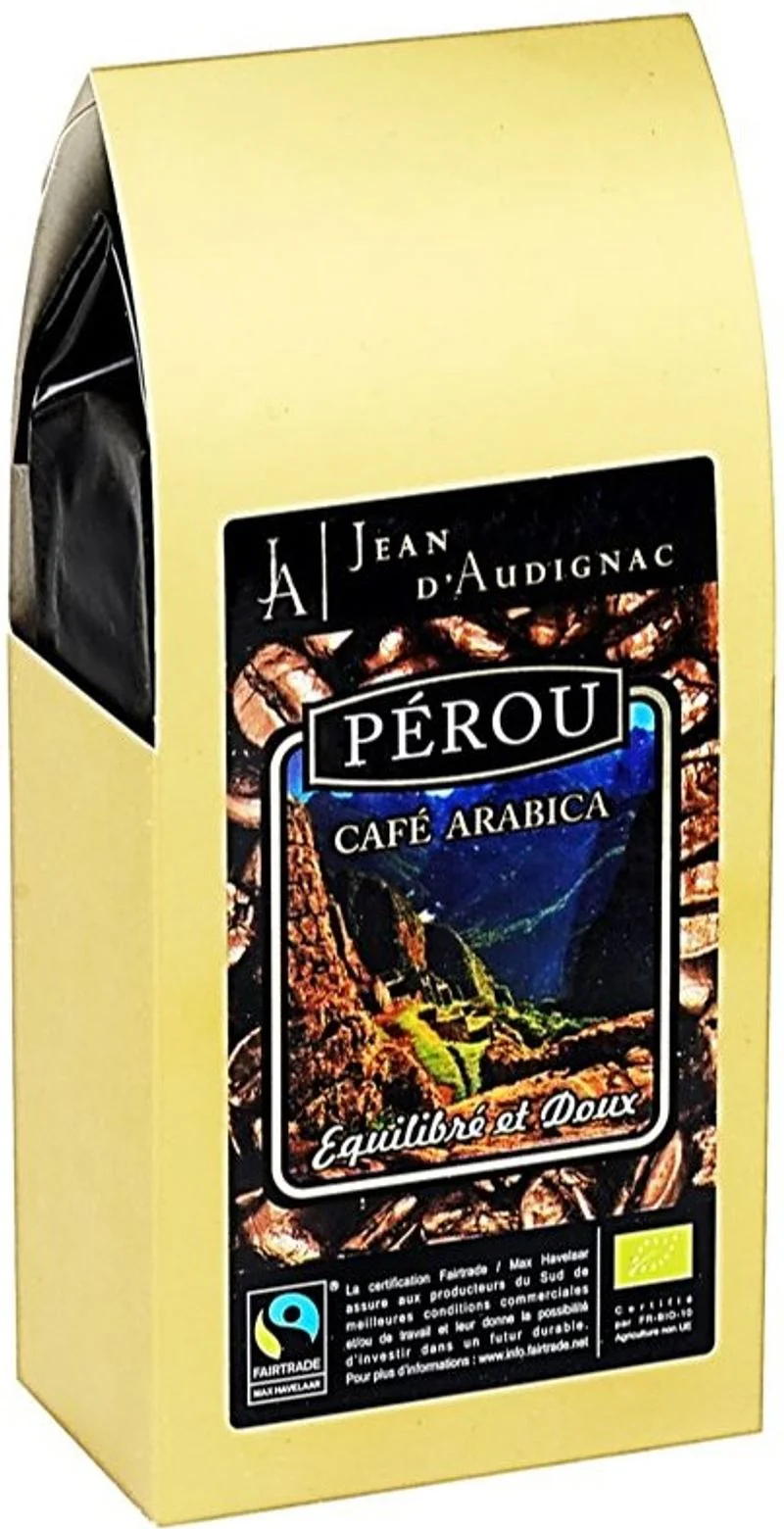 organic peru arabica ground coffee 250g (#126478)