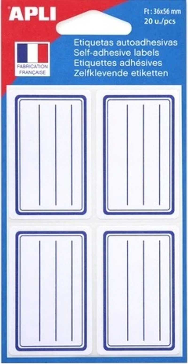20 adhesive labels (#126488)