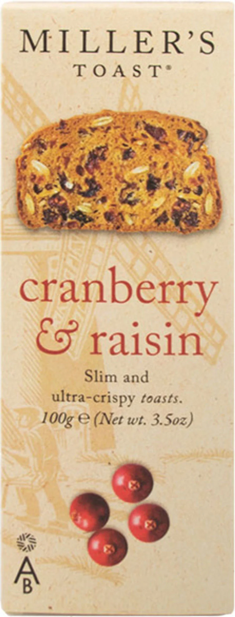 toast with cranberry and raisin 100g (#126539)