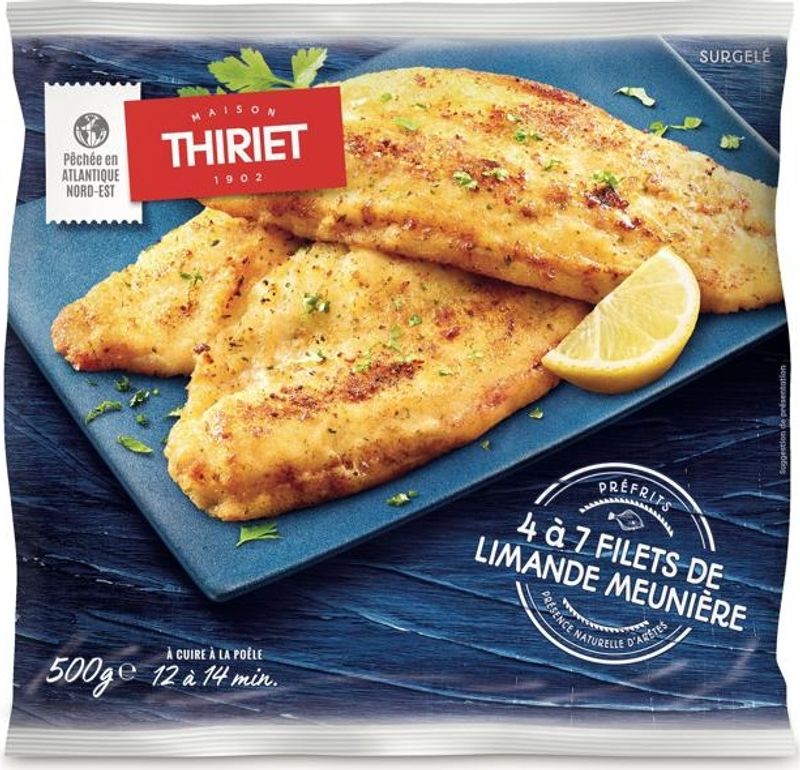 pan fried lemon parsley sole fillets 500g (#126547)