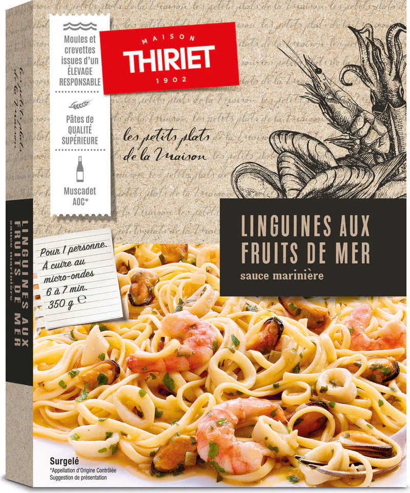 ready-to-eat seafood pasta with marinara sauce 350g (#126563)