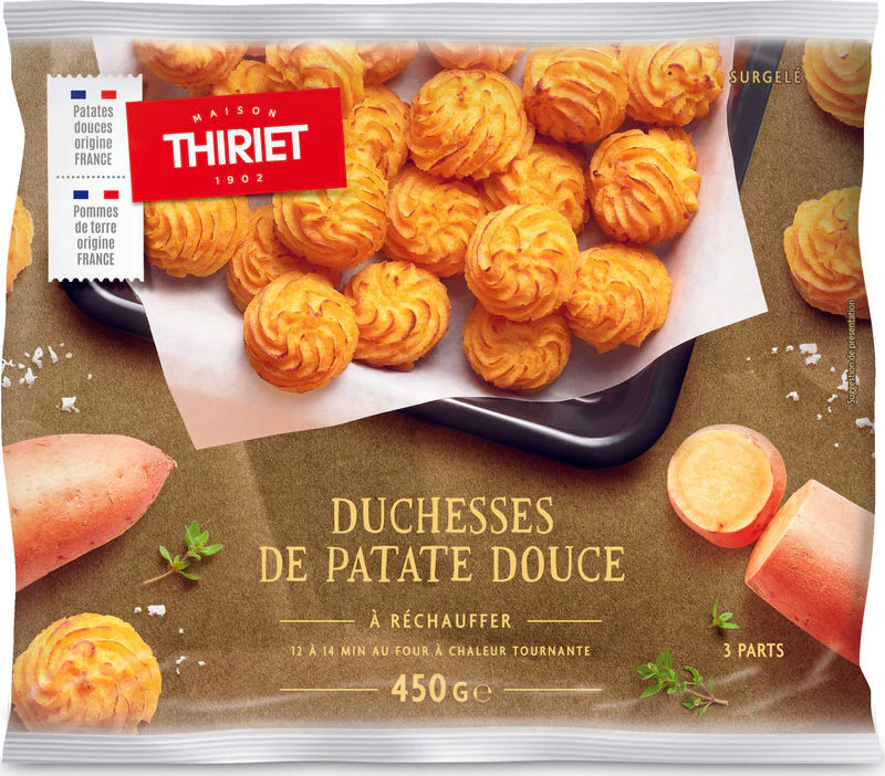 duchesse sweet potatoes 450g (#126578)