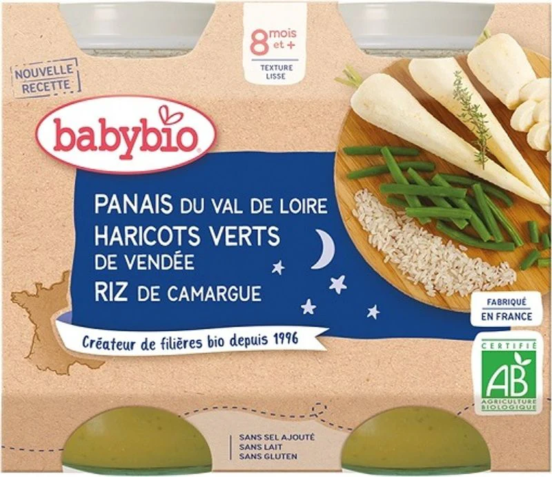 organic parsnip green bean rice baby 2x200g (#126682)