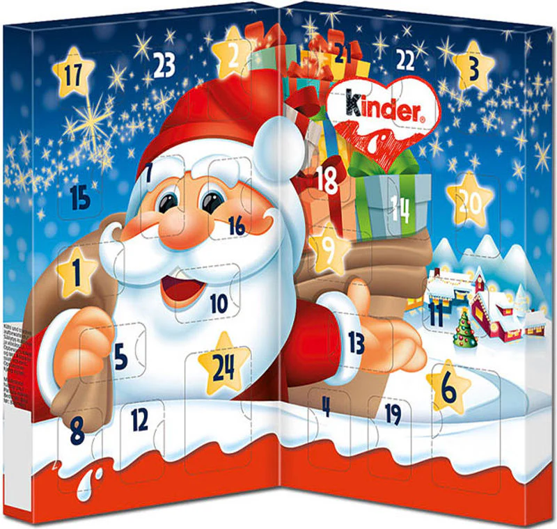 father christmas advent calendar 127g\kinder (#126734)