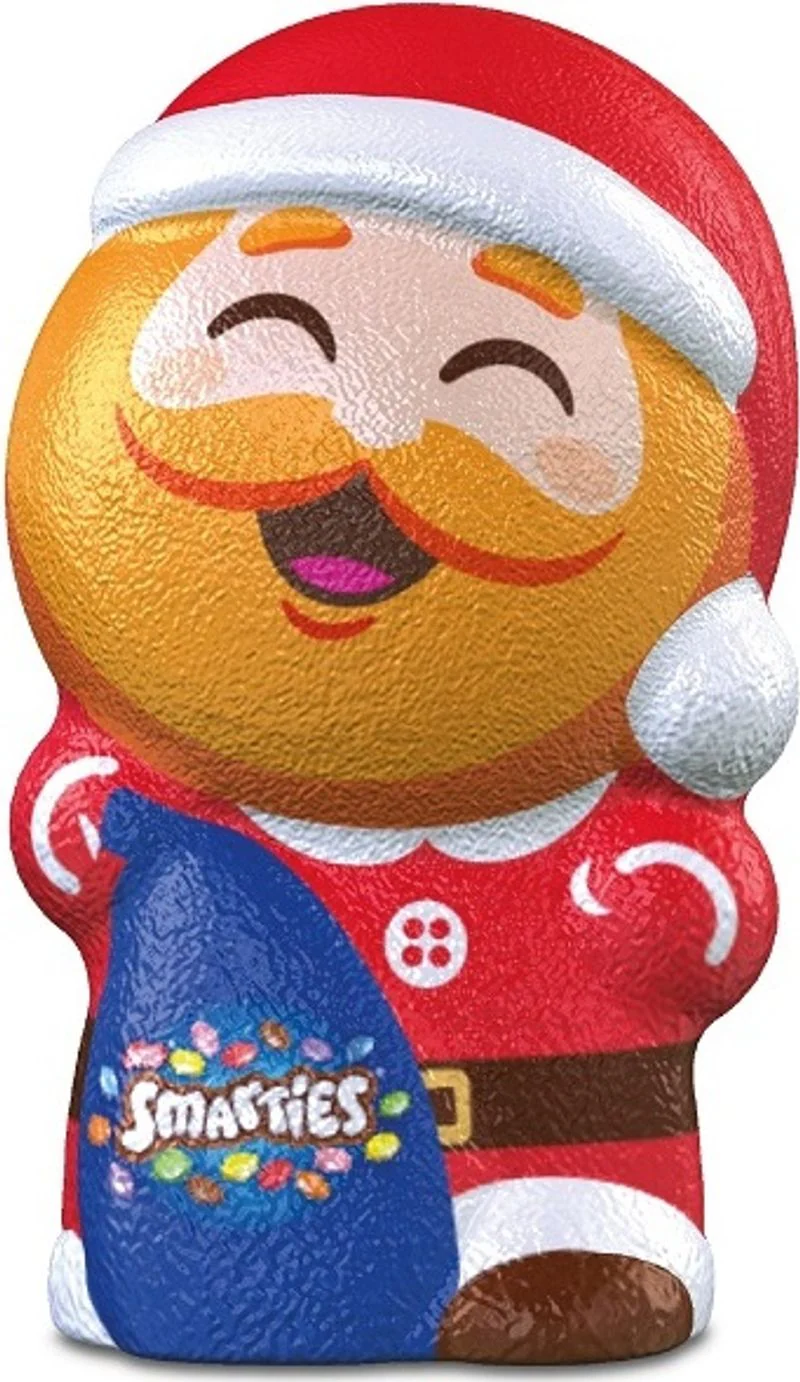 milk chocolate santa claus figure 85g\smarties (#126736)