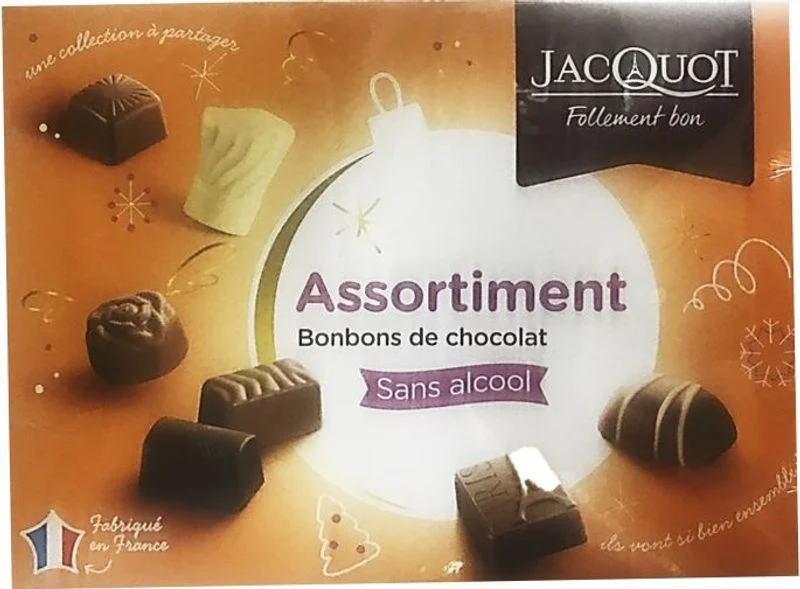 chocolate assortment no alcohol 400g\jacquot (#126804)