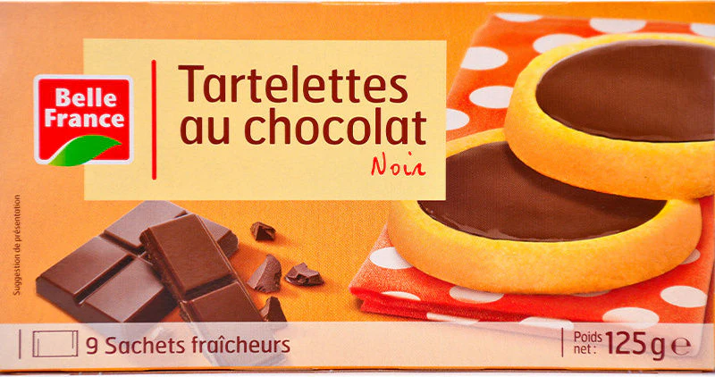 chocolate tartlets 125g (#126826)