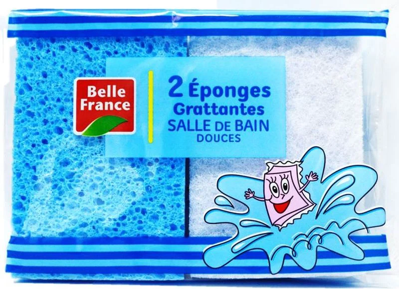 scrubbing sponges bathroom 2pc (#126896)