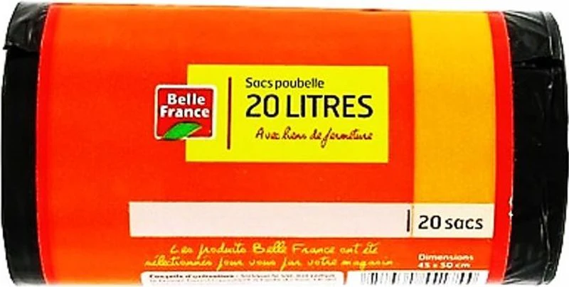 trash bags 20l 20pc (#126972)
