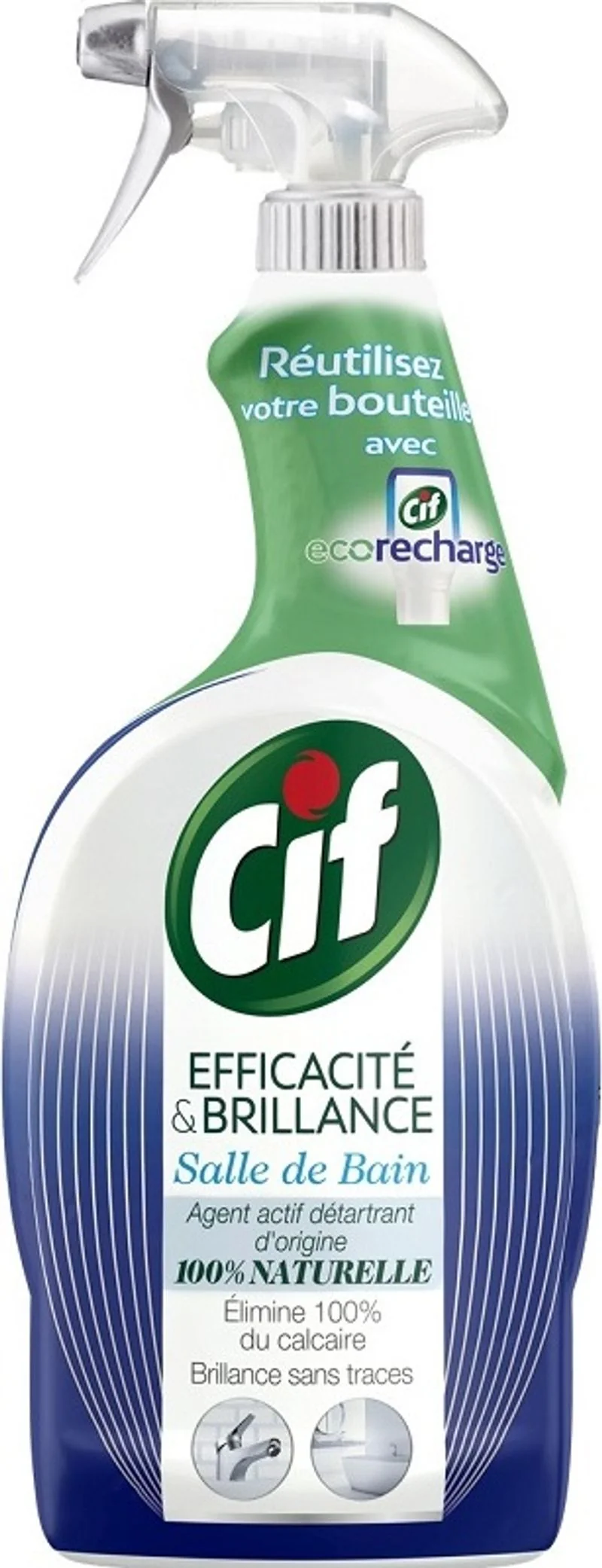 bathroom cleaner spray 750ml\cif (#127006)