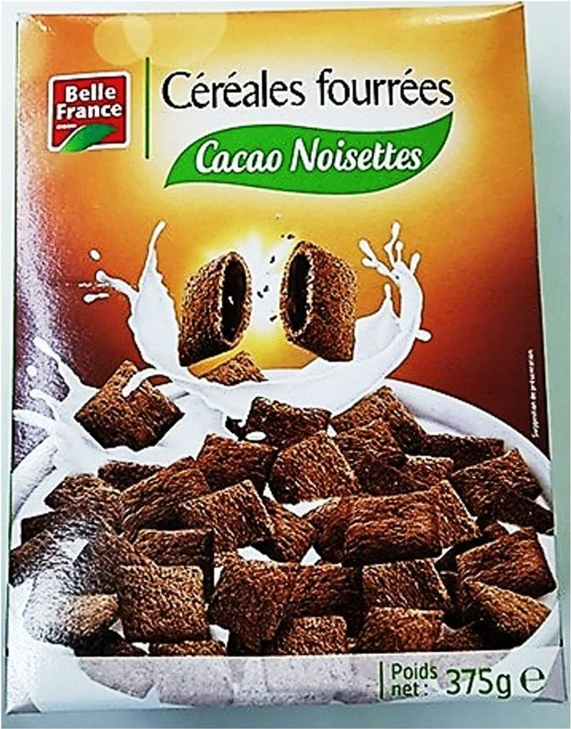 CHCOLATE HAZELNUT FILLED CEREALS 375G (#127041)