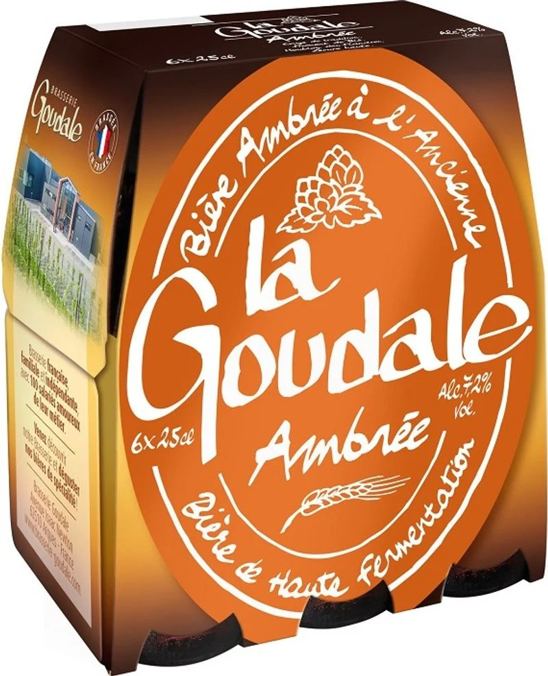 goudale amber beer 7.2% 6x25cl (#127046)