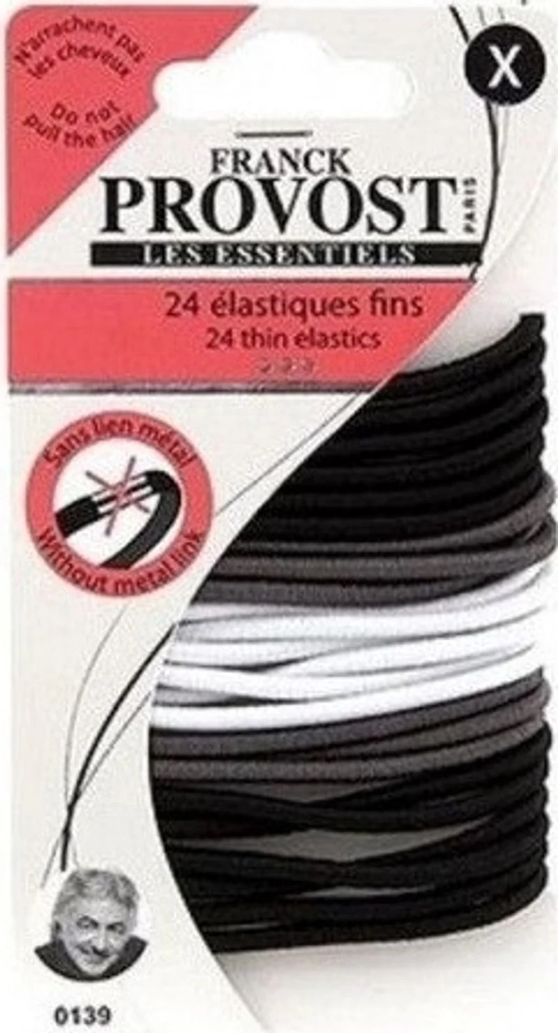colored thin elastic sheaths 24pc\franck provost (#127166)
