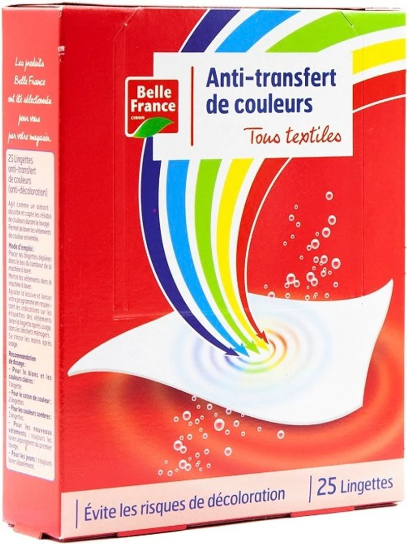 anti colour transfer wipes 25pc (#127176)