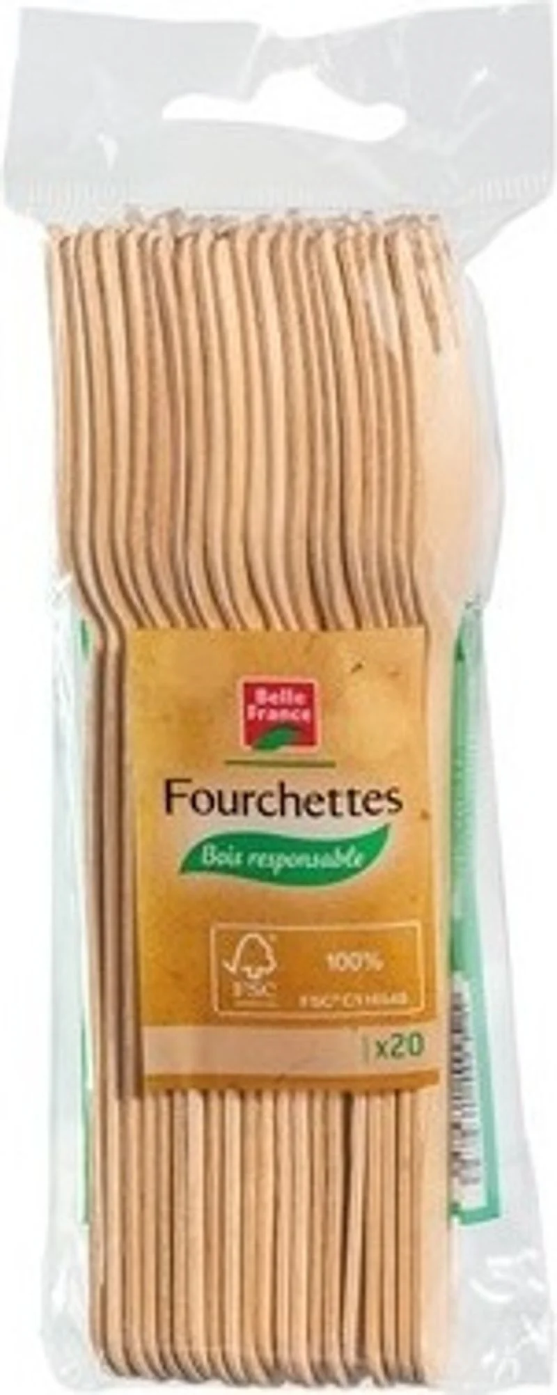 wooden forks 20pc\belle france (#127202)
