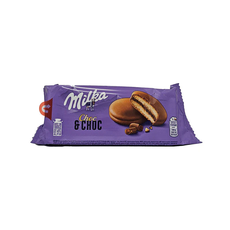 CHOC & CHOC FILLED CAKES 175G (#127547)