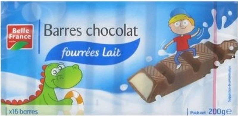 MILK FILLED CHOCO BARS (#127632)