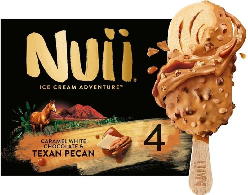 CARAMEL CHOCO PECAN ICE CREAM 4X66G (#127672)