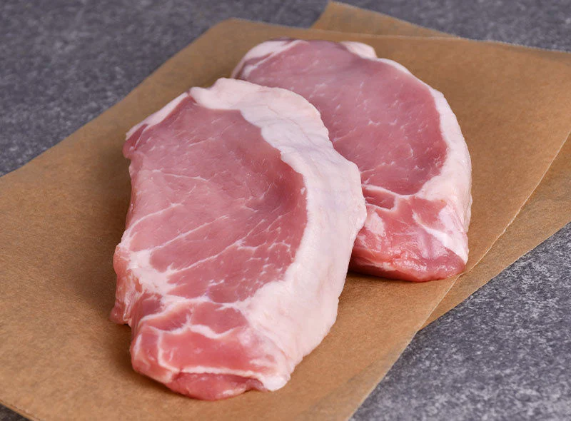 free range pork loin steak 2x150g (#127682)