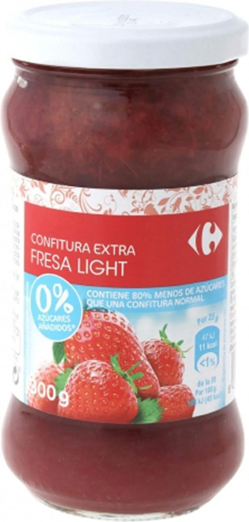 light strawberry jam 300g (#127693)