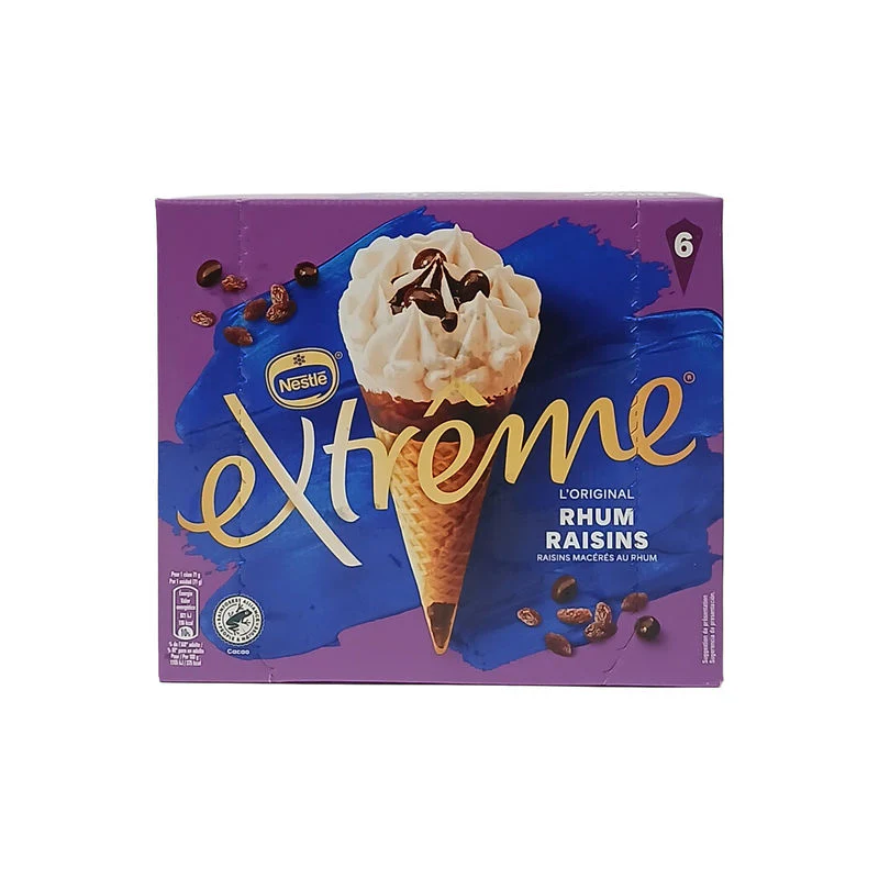 rum raisin cone ice cream/nestle (#127758)