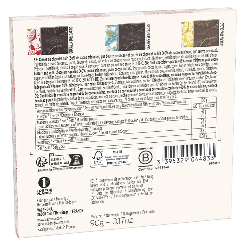 18 SQUARES BOX CHRISTMAS 2025 90G (#128075) - Image 2