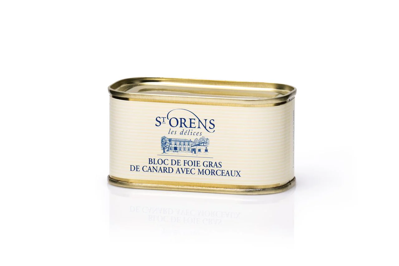 BLOCK OF WHOLE DUCK FOIE GRAS WITH PIECES 130G (#128472)