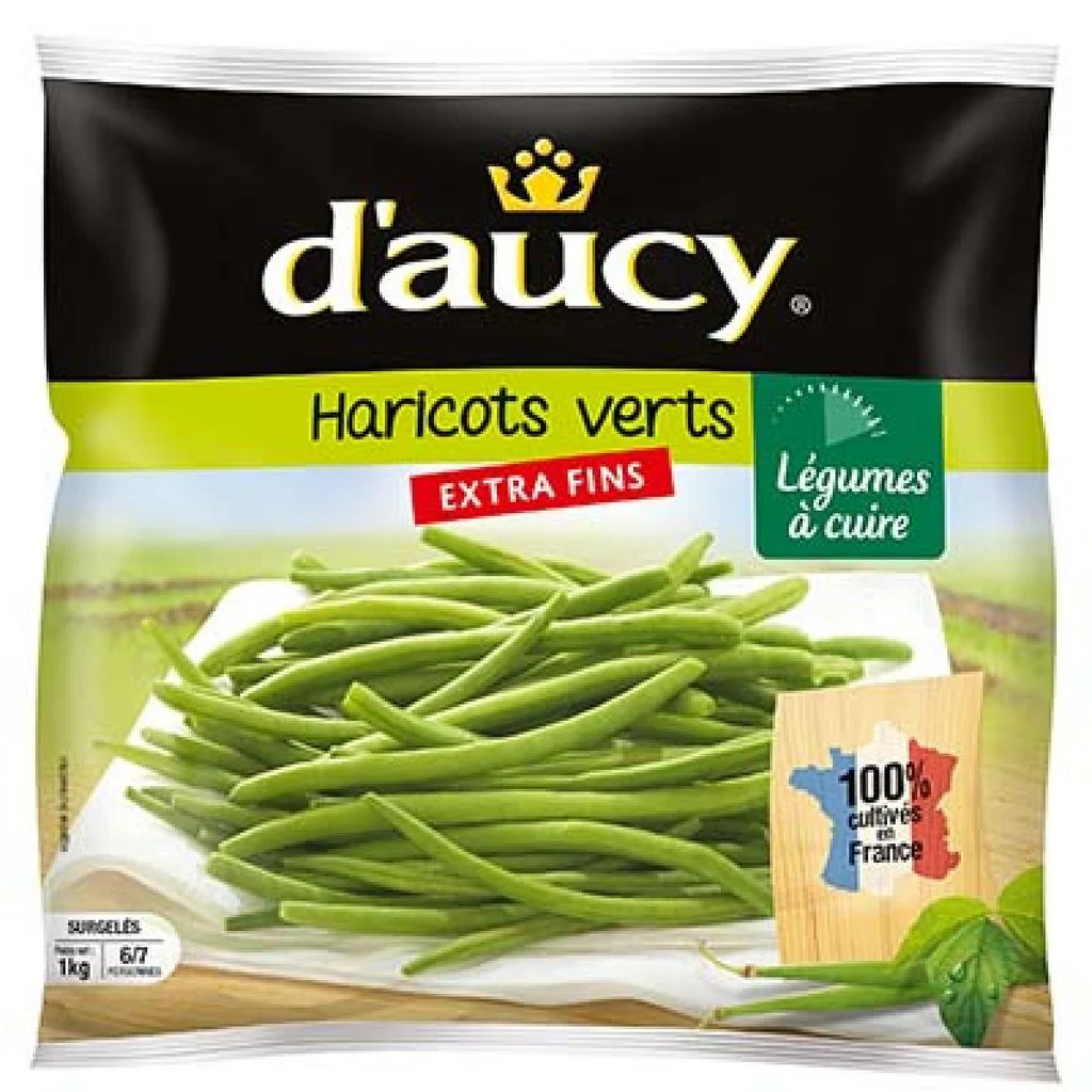 frozen extra fine french beans 1kg (#128722)