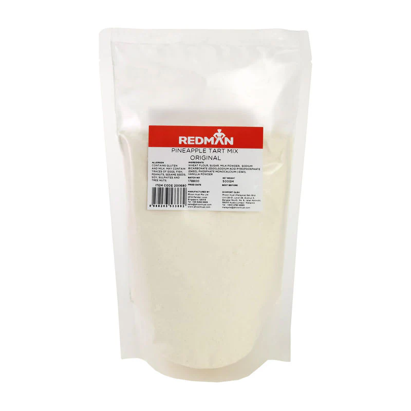 redman pineapple tart mix original 500g (#200680) - Image 6