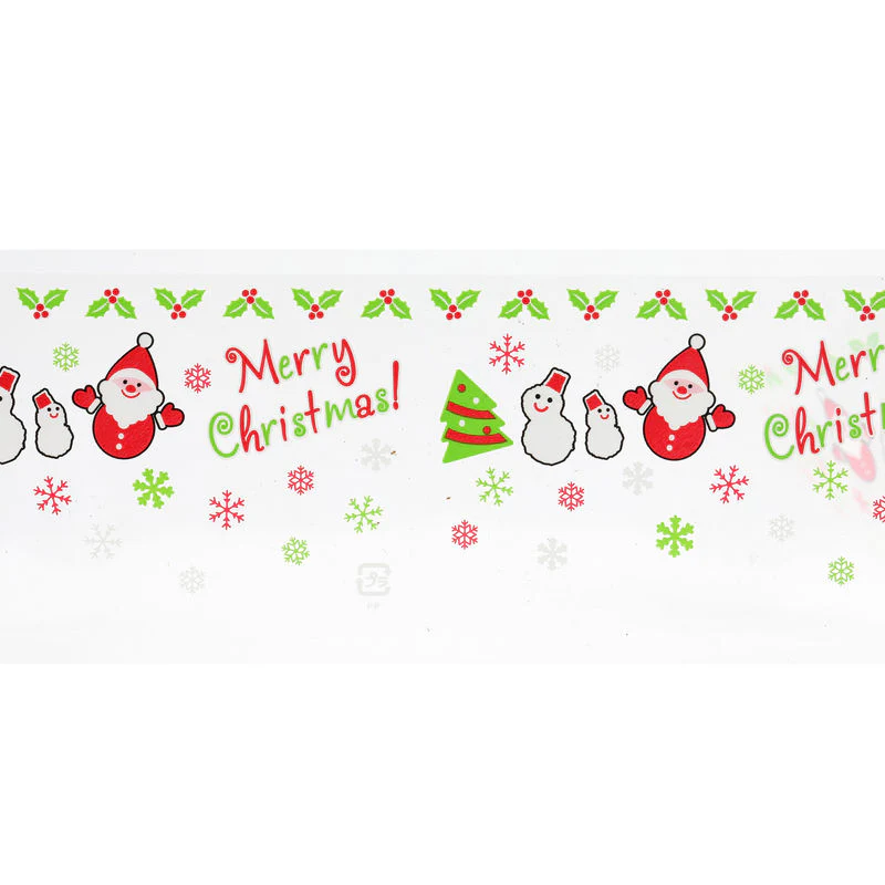 cake film (snow santa) (pacx2pcs) (#201052)