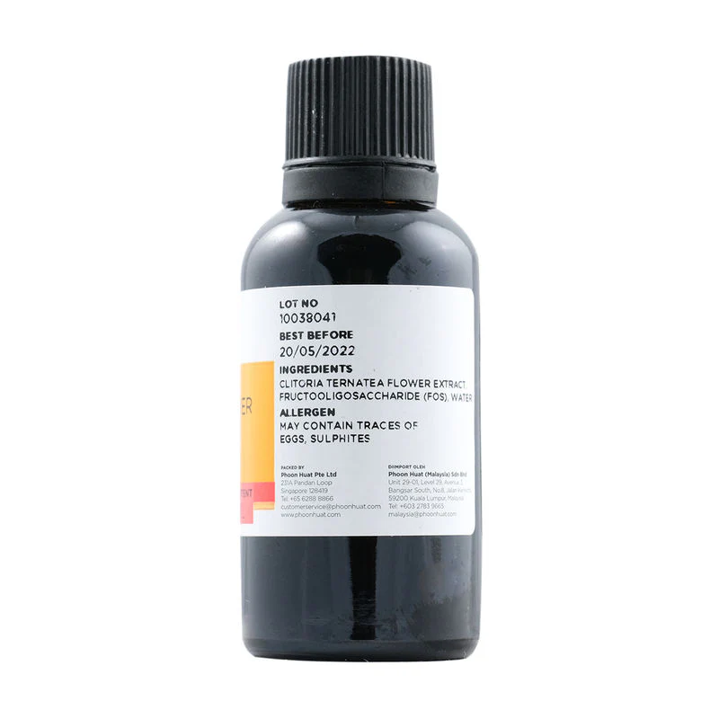 butterfly pea flower liquid extract 33ml (#201222) - Image 4