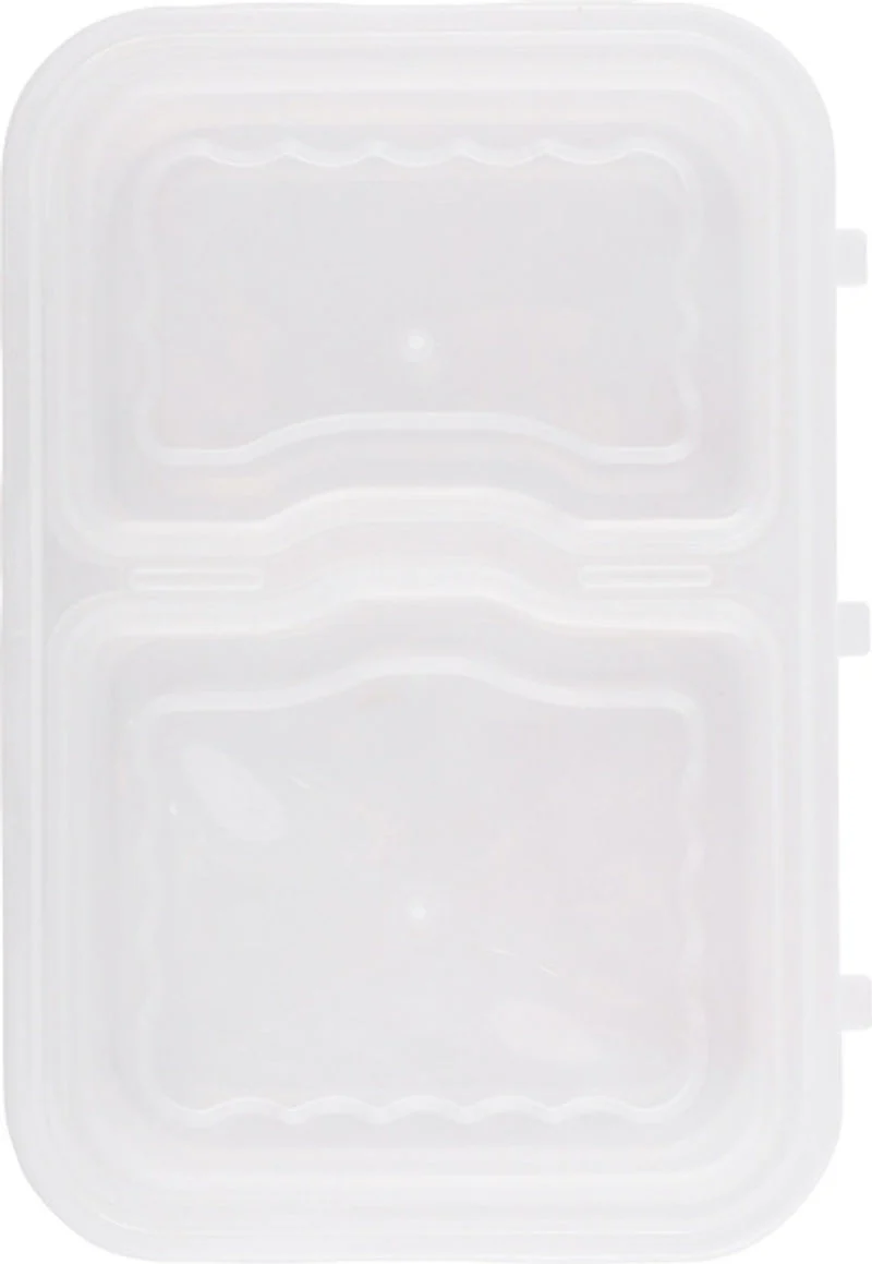 DISPOSABLE CONTAINER 2 COMPRT 1L 10PC (#201718) - Image 4