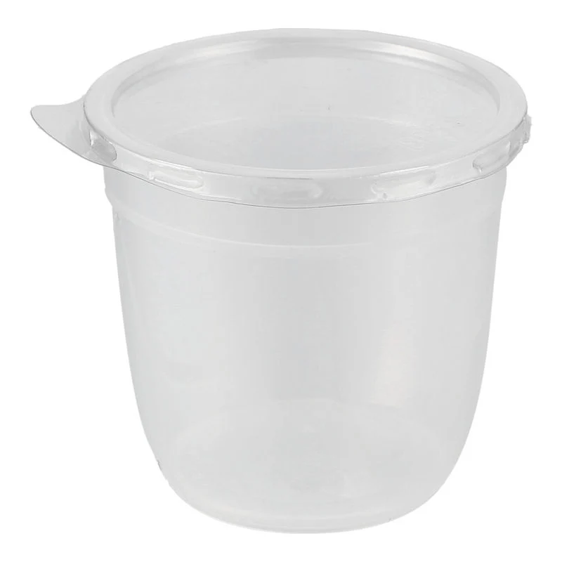 pudding cup u shape + cover 20pc (#201853) - Image 2