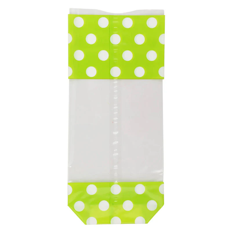 cookie bag polka anis 12x26cm 10pc (#202077) - Image 2